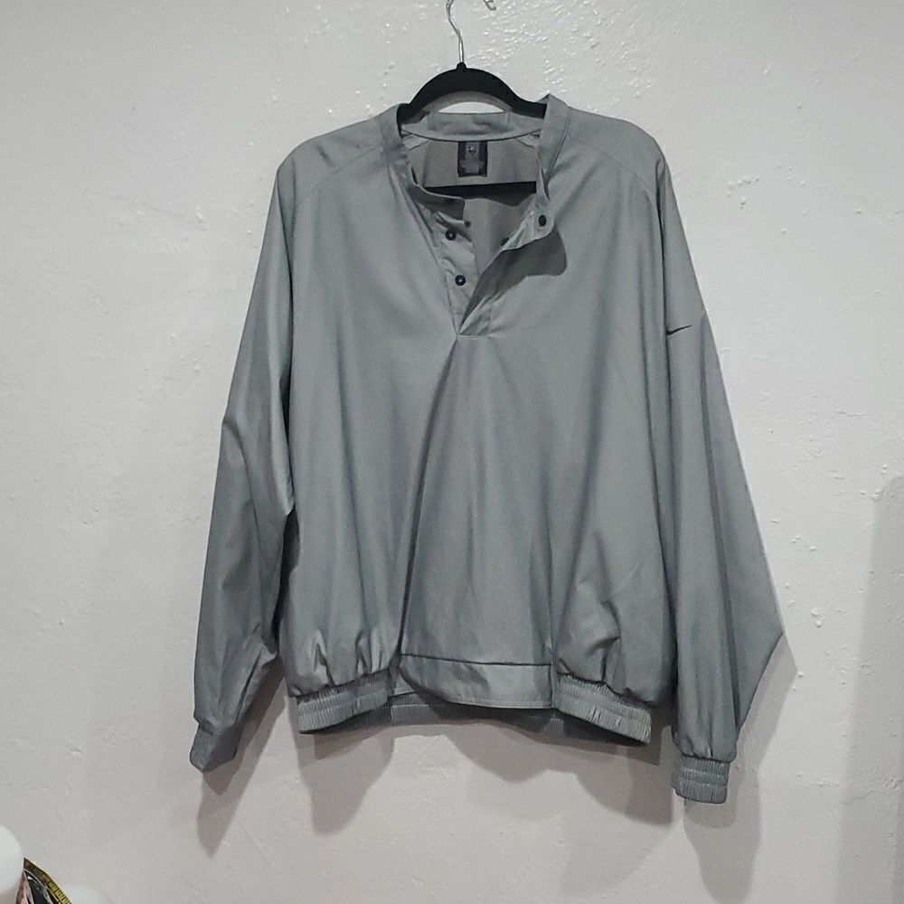 Nike Gray Pullover Windbreaker Jacket